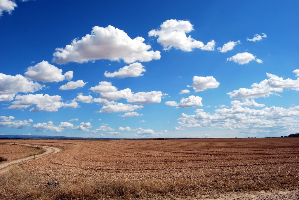 Wonderful blue skies, and the clouds.